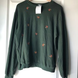 Henley Embroidered Sweat Set